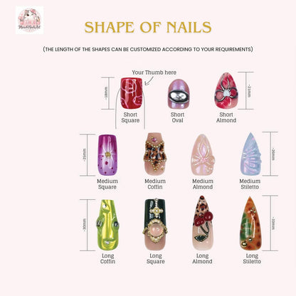 Cozy Fall Press On Nails, 3D Cat Autumn Nails, Brown Plaid Pumpkin Design